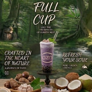 Taro Milk Tea with Boba