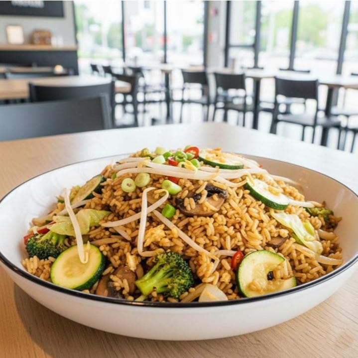Lunch Vegetable Fried Rice.