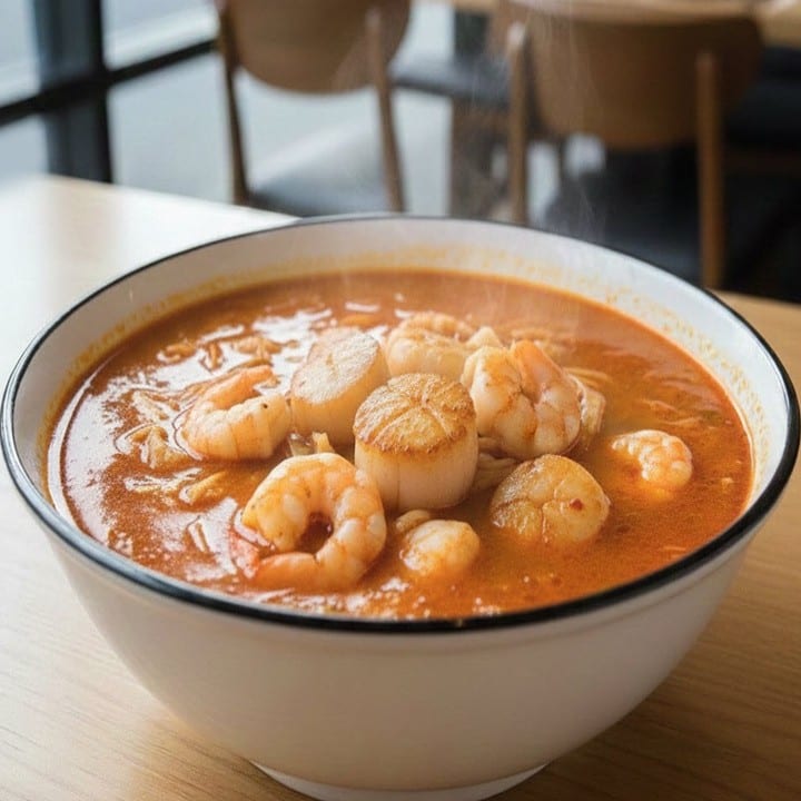 Seafood Hot Sour Soup (Chips).