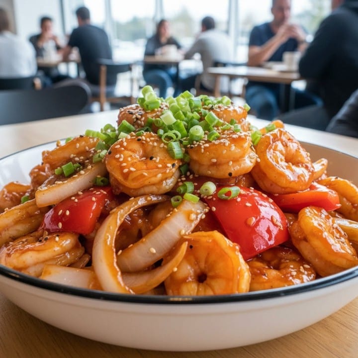 Lunch Garlic Shrimp.