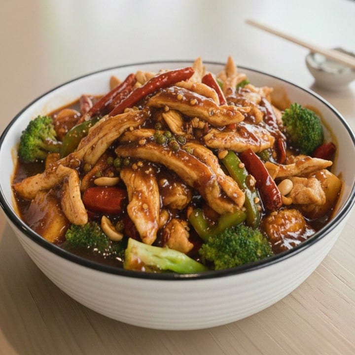Lunch Szechuan Chicken.