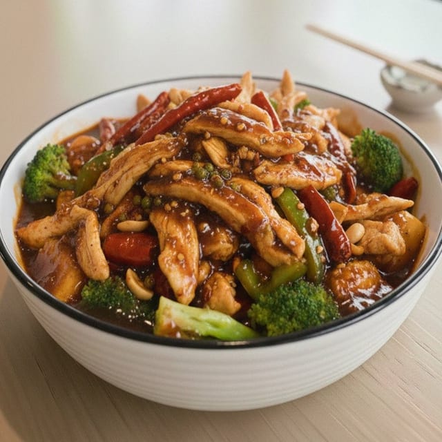 Lunch Szechuan Chicken.