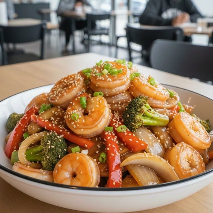 Lunch Vegetable Shrimp.