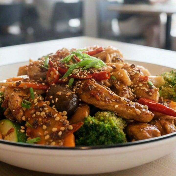 Lunch Garlic Chicken.