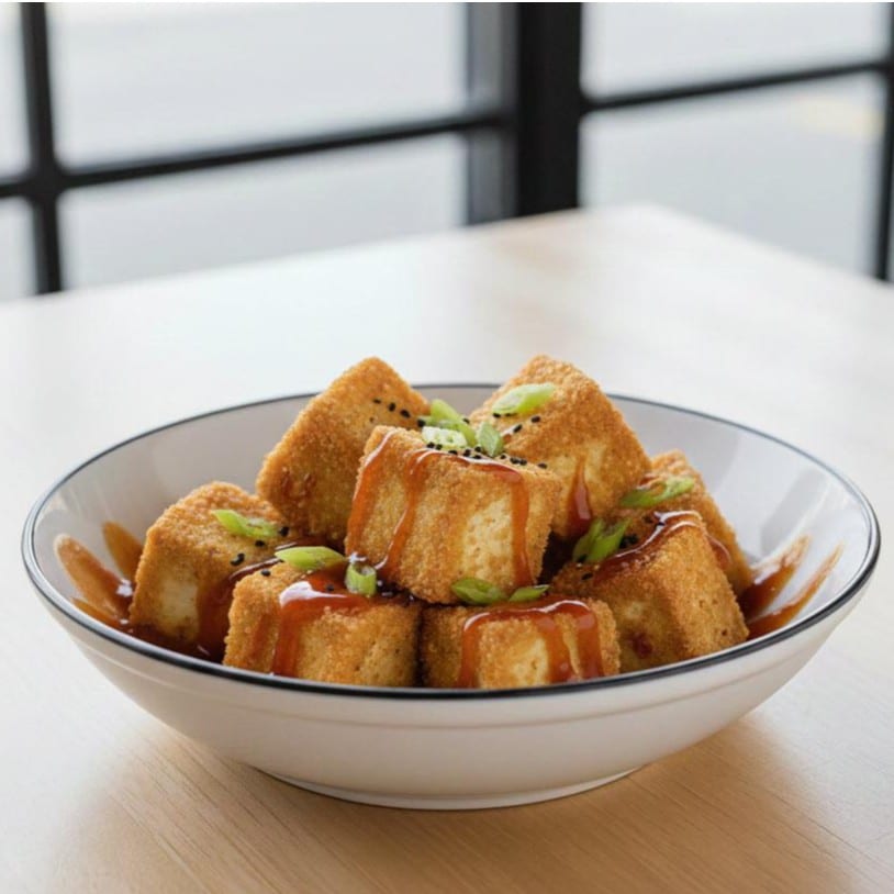 Side Sweet Garlic Tofu.