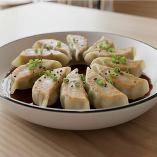 Pan Fried Chicken Dumplings(8)
