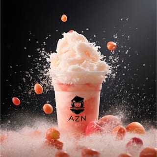 (L) Fresh Lychee Slushie Tea