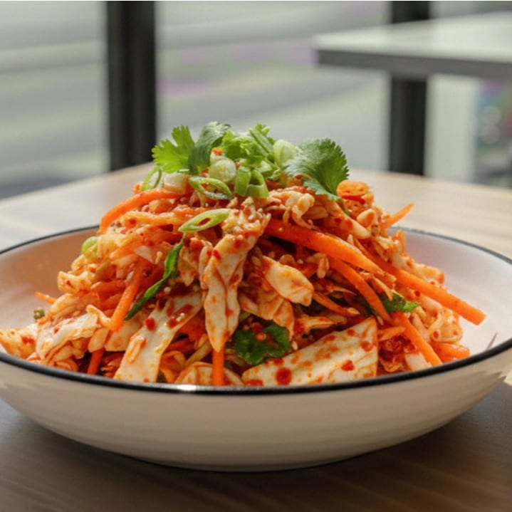 Side Kimchi Slaw.