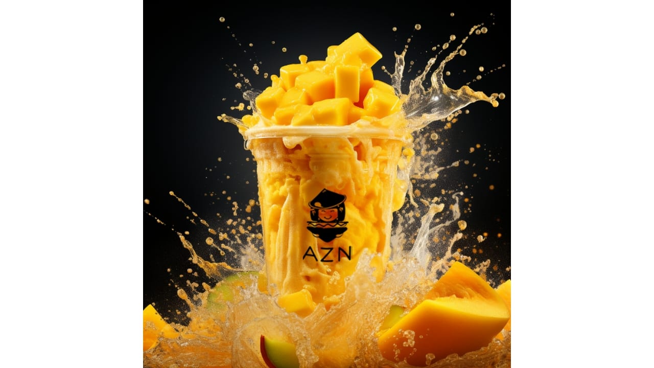 Justin Smoothie (Mango Strawberry Coconut).