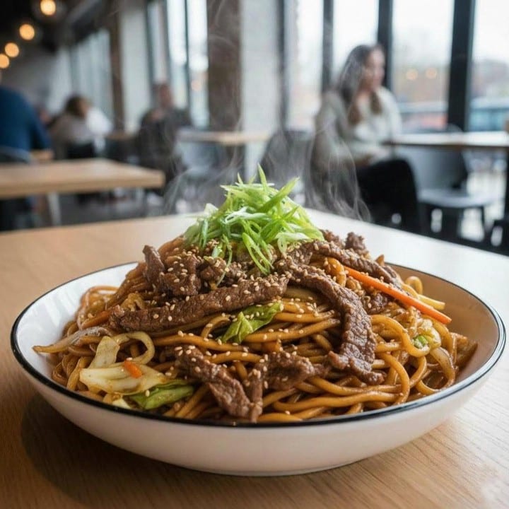 Beef Lo Mein.