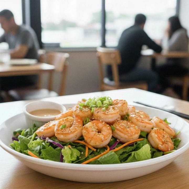 Japan Grilled Shrimp Salad (Chips).