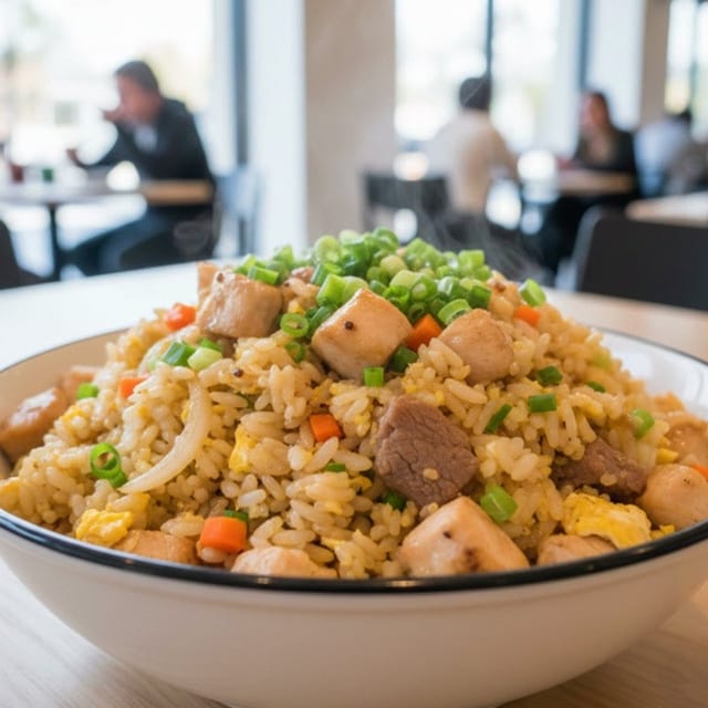 Japanese House Fried Rice (H Salad).