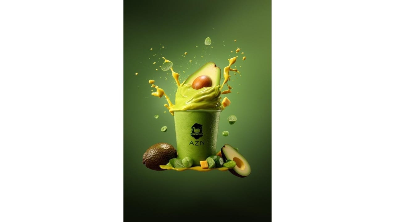 Avocado Mango Delight Smoothie.