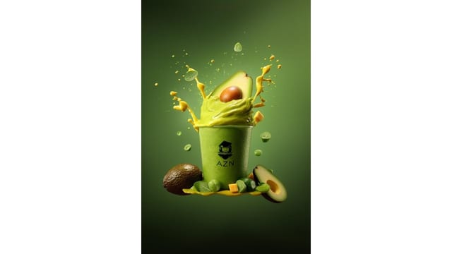 Avocado Mango Delight Smoothie.