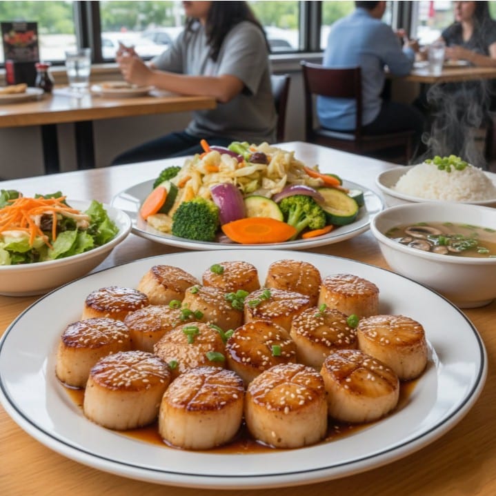 Lunch Hi Scallops (H Salad).