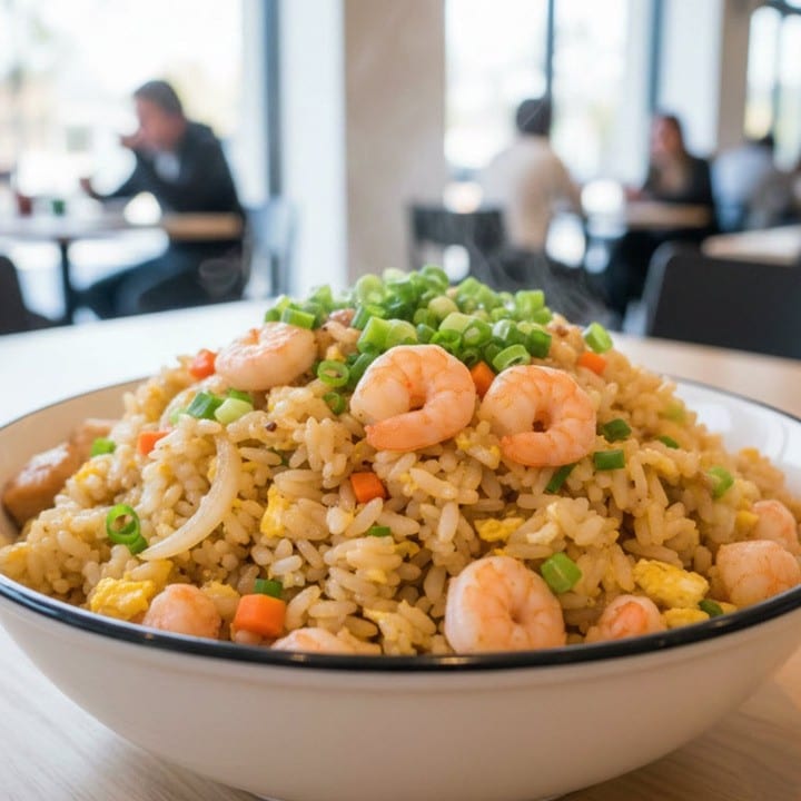 Japanese Shrimp Fried Rice (H Salad).