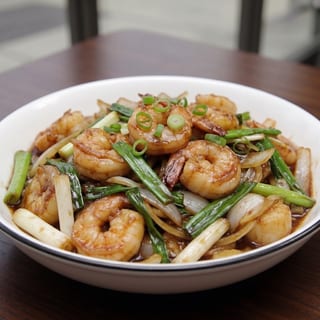 Lunch Mongolian Shrimp