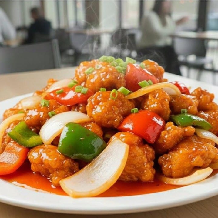 Lunch Sweet & Sour Chicken.