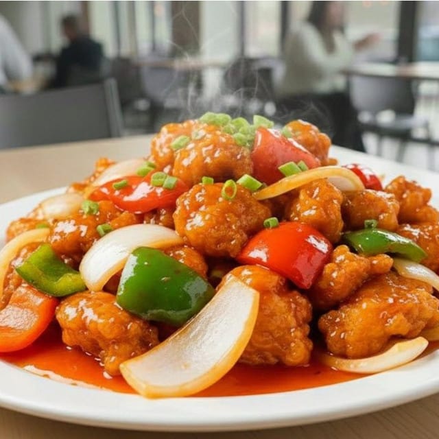Lunch Sweet & Sour Chicken.