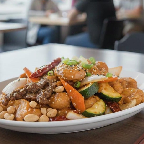 Lunch Kung Pao Delight.