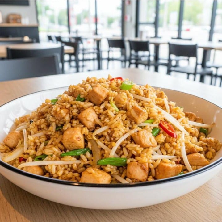 Lunch Chicken Fried Rice.