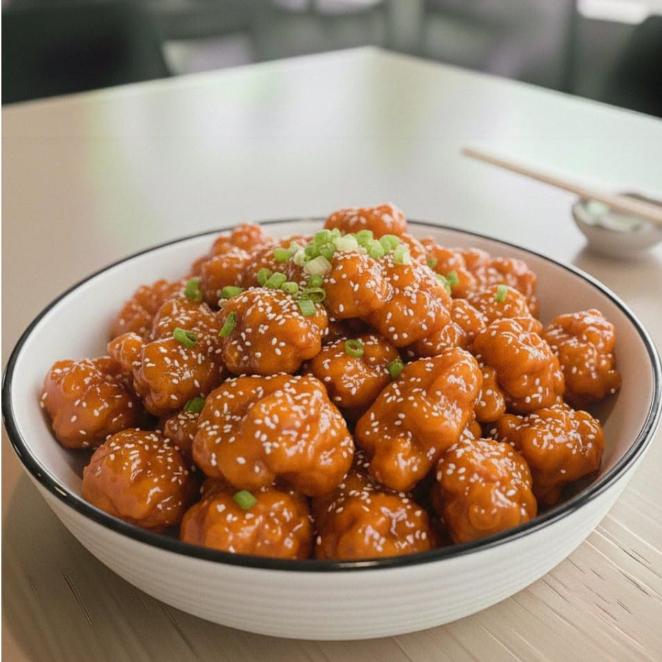 Lunch Orange Chicken.