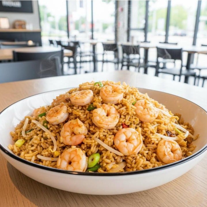 Lunch Shrimp Fried Rice.