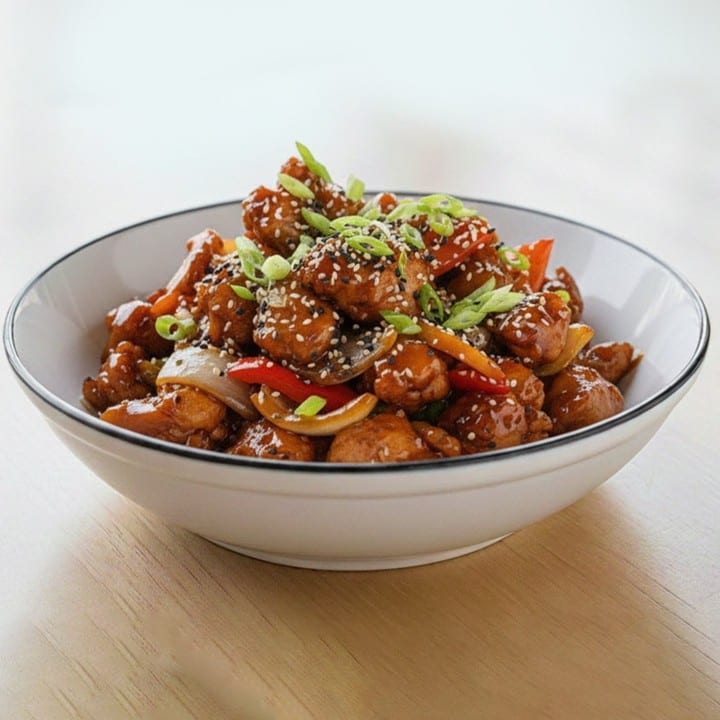 Lunch General Tso Chicken.