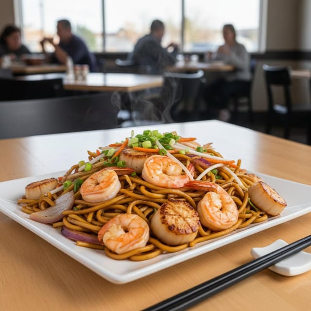 Seafood Lo Mein.