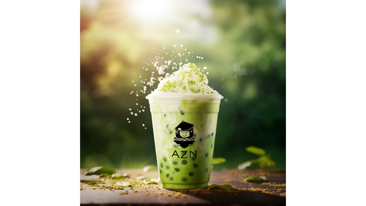 Matcha Milk Tea Red Bean (1 Gallon).