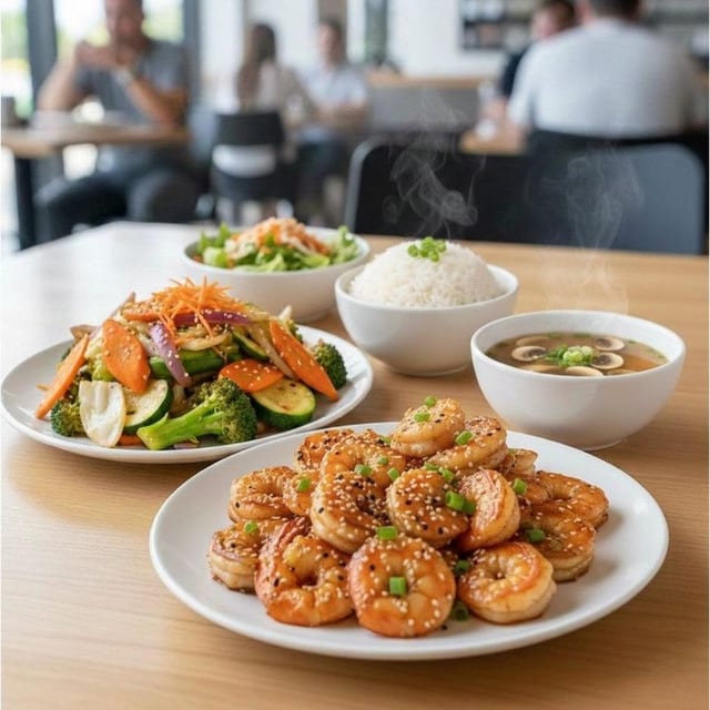 Lunch Hi Shrimp (H Salad).