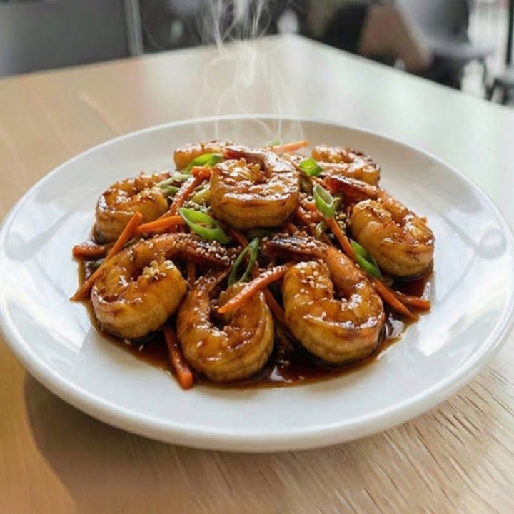 Lunch Teriyaki Shrimp.