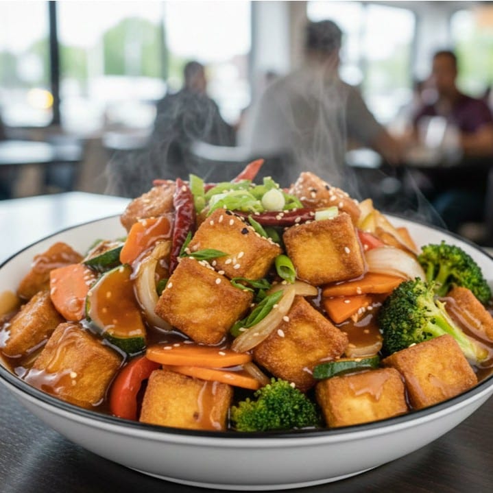 Spicy Bean Curd Homestyle.