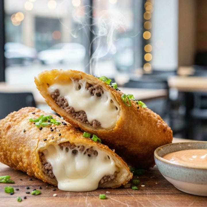 Philly Cheese Steak Egg Roll (2).