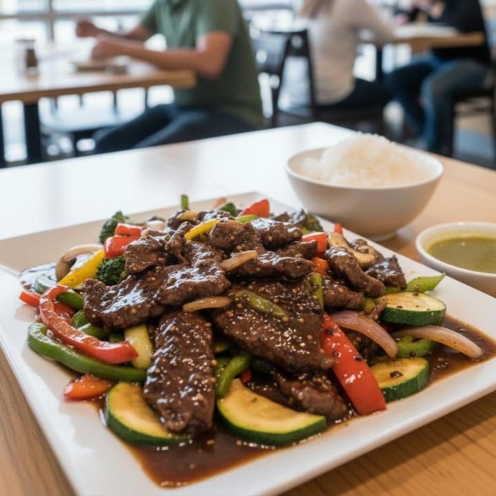 Black Pepper Beef.