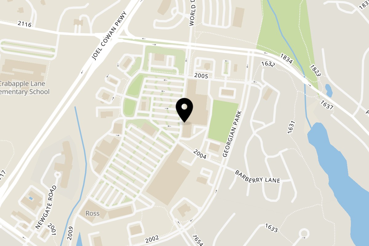 Map showing the location of Stix By AZN on 1019 North Peachtree Parkway in Peachtree City